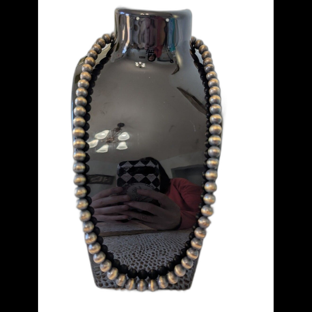 Pure Brass Pearl Necklace 18-20 Inches
